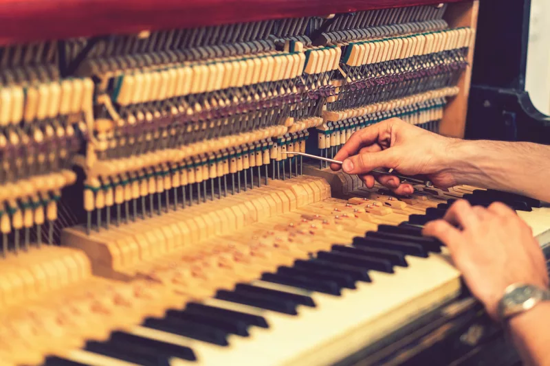 Khám Phá "Kho Báu" Của Thợ Lên Dây: Bộ Đồ Nghề Chuẩn Và Bí Kíp "Biến" Piano Cũ T