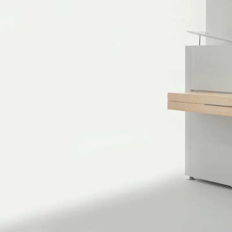 Sauter Pure Basic (Matte White & Satin Maple) - Chi tiết 2