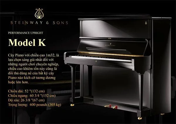 STEINWAY K-132 C2010 - Hình ảnh chính