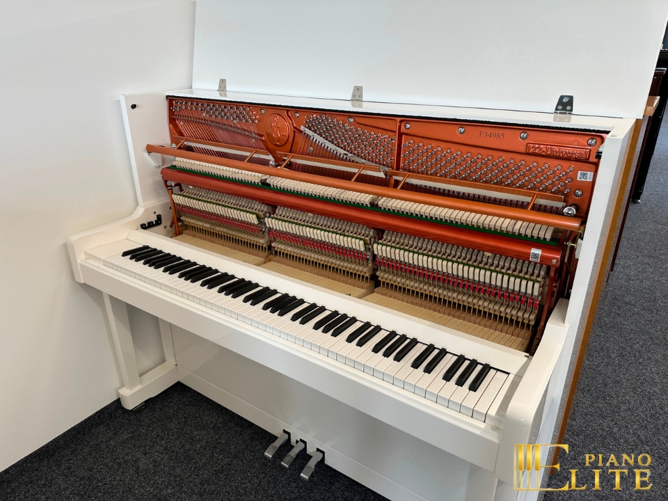 FEURICH 122 Universal (White Polished - Chrome) - Đàn Piano Feurich tại Elite Piano