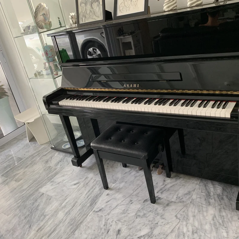 Review Asahi A302 (Black) – Hình ảnh thực tế tại showroom Elite Piano