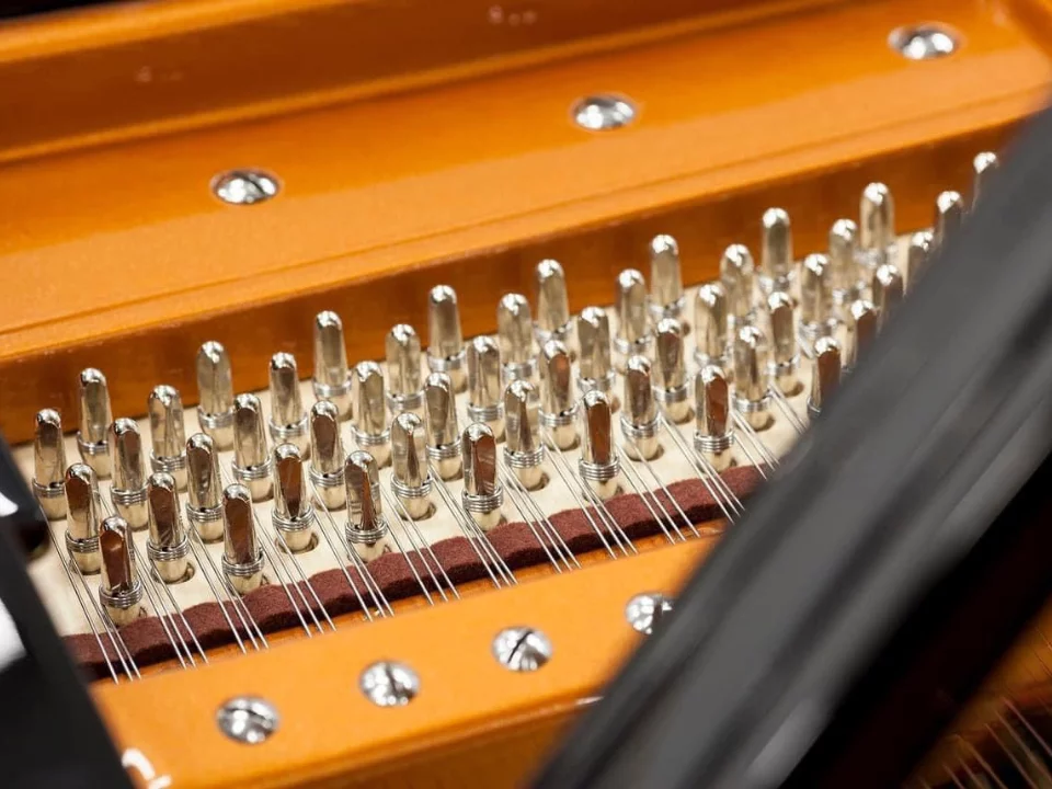 Bösendorfer 180 (Rebuilt) – Mặt sau và hệ thống dây đàn Bosendorfer