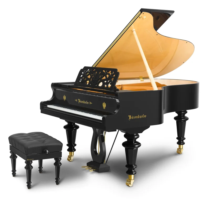 Bösendorfer 170VC – Mặt sau và hệ thống dây đàn Bosendorfer