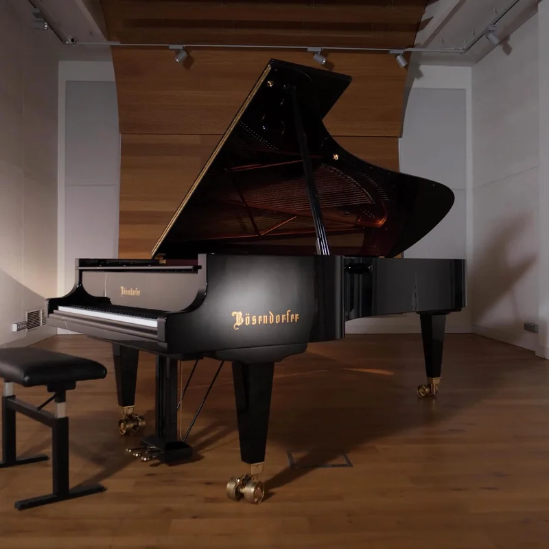 Bösendorfer 280VC – Mặt sau và hệ thống dây đàn Bosendorfer