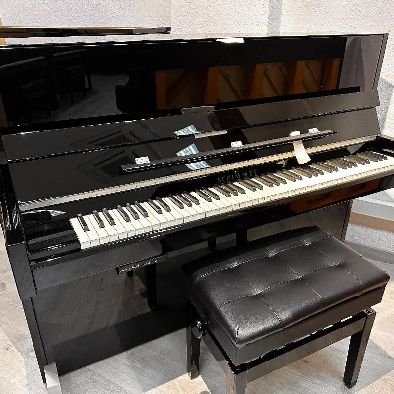 Schimmel Classic C116 Modern (Brushed oak and black polished wood) - Đàn Piano Schimmel tại Elite Piano
