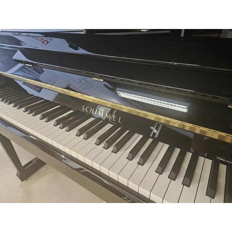 Review Schimmel Classic C116 Modern (Brushed oak and black polished wood) – Hình ảnh thực tế tại showroom Elite Piano