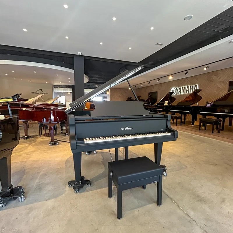 Schimmel Classic C169 The Black Pearl – Mặt sau và hệ thống dây đàn Schimmel