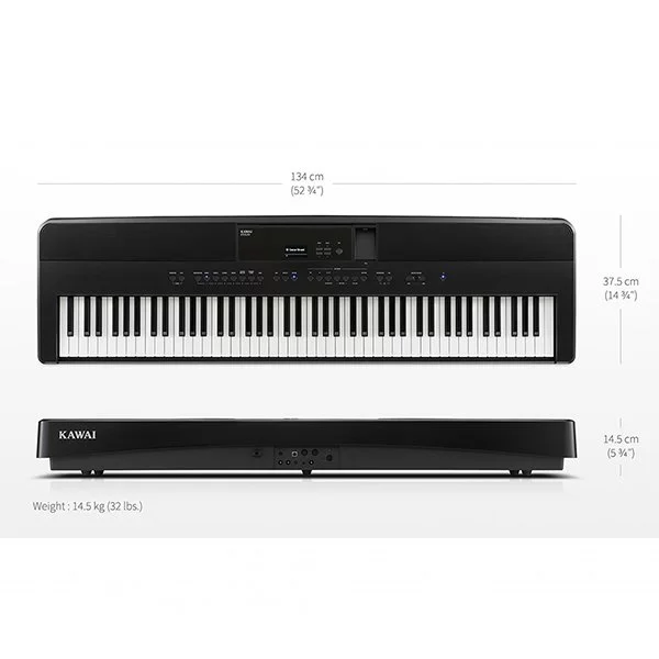 Đàn piano Kawai KAWAI ES520 B (USED) – Chi tiết bàn phím