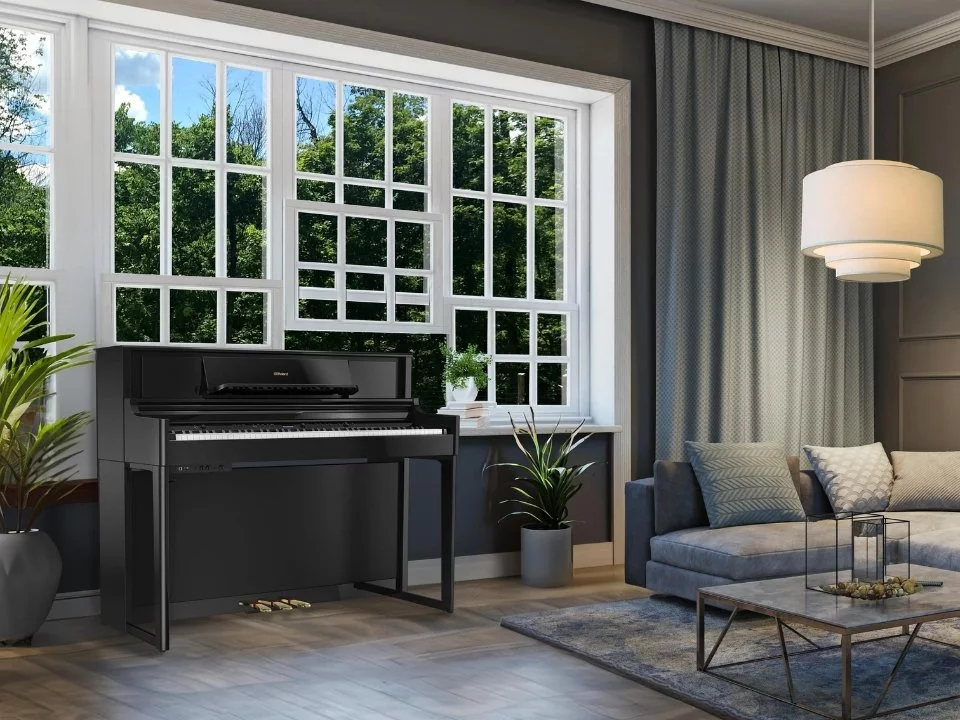 Đàn piano Roland ROLAND LX-705 PE – Chi tiết bàn phím