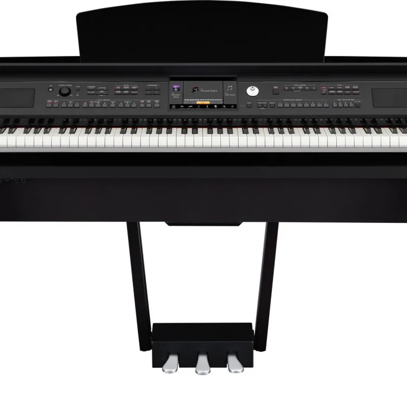 Piano điện Yamaha CVP-609GP PE màu đen bóng tại showroom Elite Piano