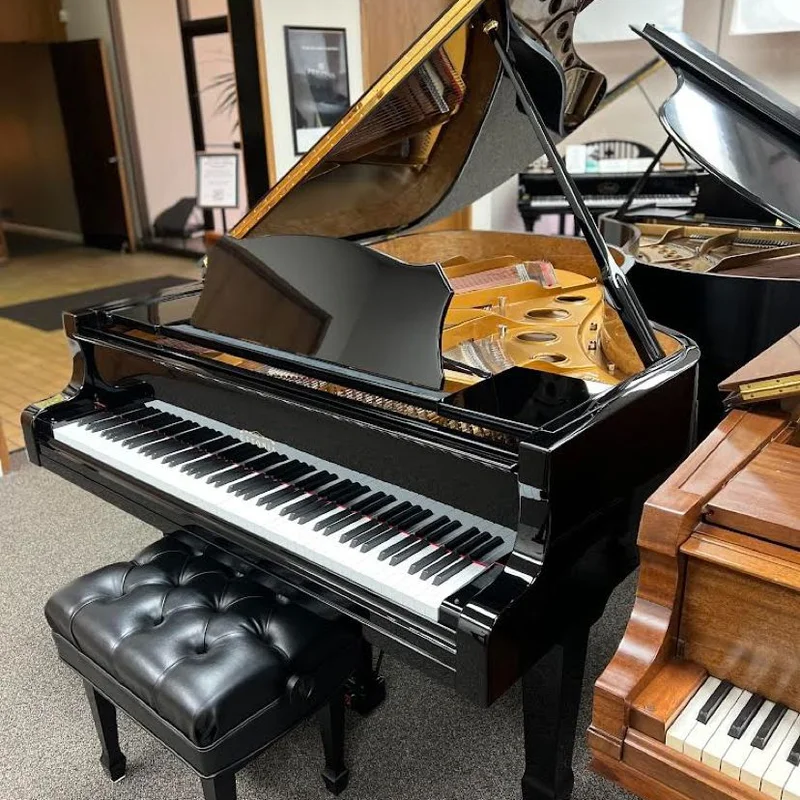 Review Estonia L190 Polish Ebony – Hình ảnh thực tế tại showroom Elite Piano