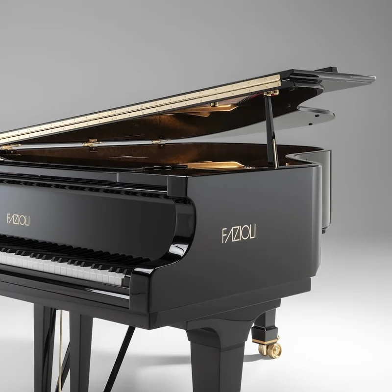 Fazioli F198 - Concert Baby Grand – Toàn cảnh thiết kế tại Elite Piano