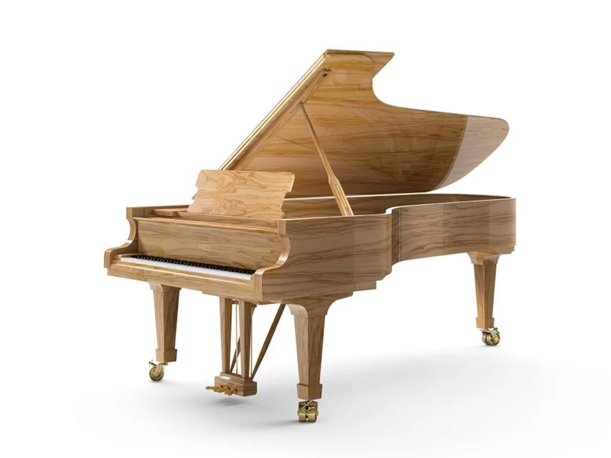Fazioli F278 - Concert Grand – Mặt sau và hệ thống dây đàn Fazioli