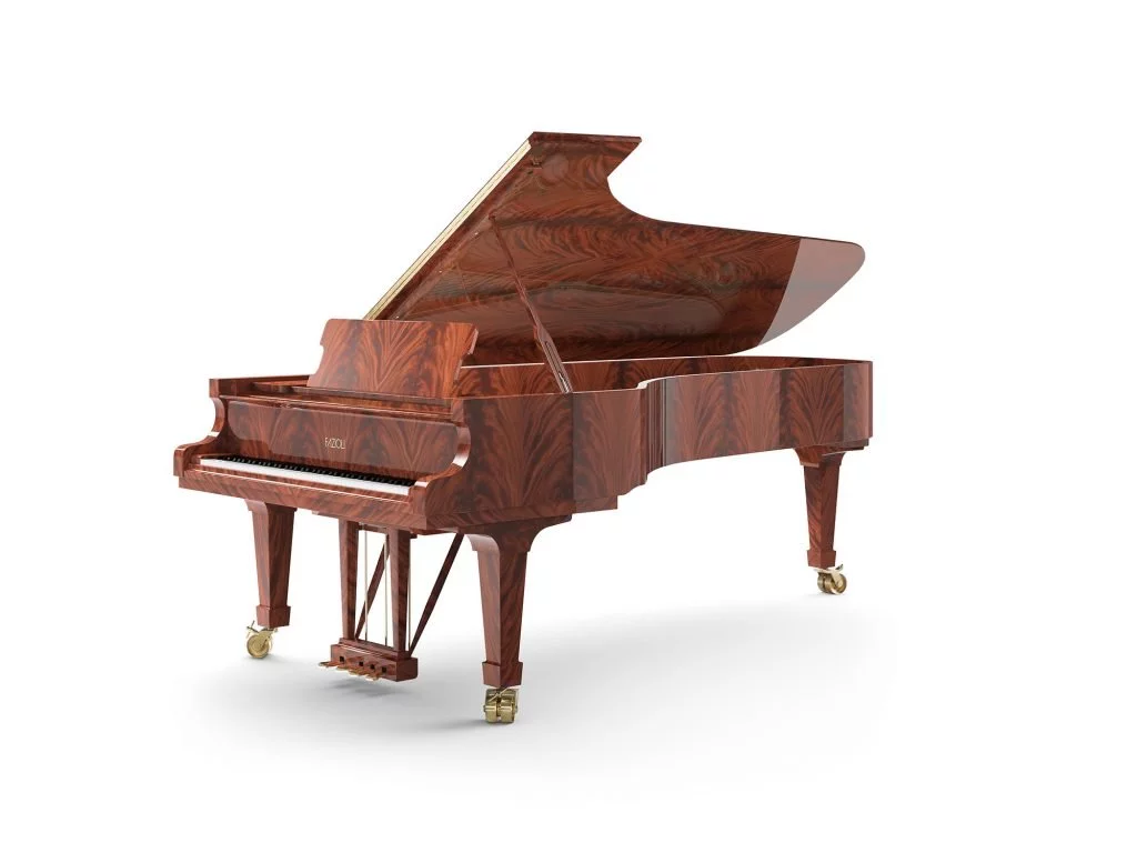 Fazioli F308 - The Longest Grand Piano – Mặt sau và hệ thống dây đàn Fazioli
