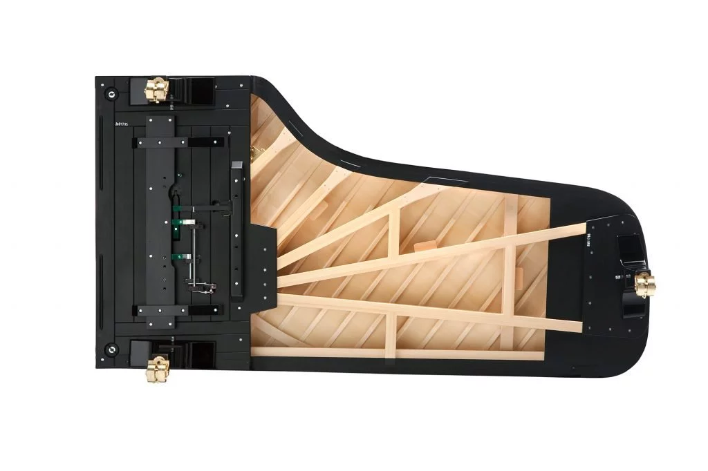 Fazioli F308 - The Longest Grand Piano – Góc nhìn nghiêng thể hiện đường nét tinh tế