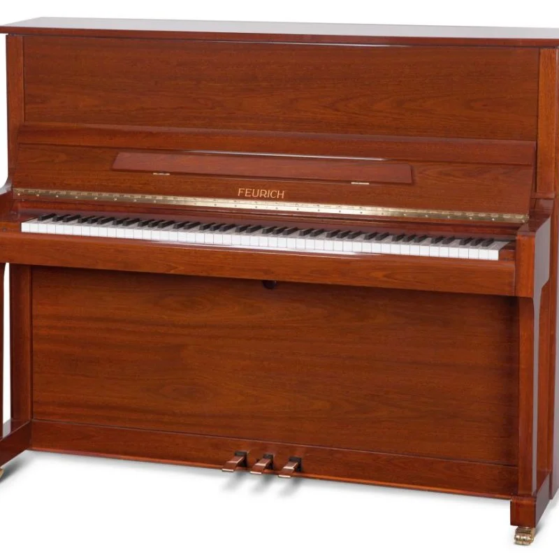 FEURICH 122 Universal (Cherry Satin) – Toàn cảnh thiết kế tại Elite Piano