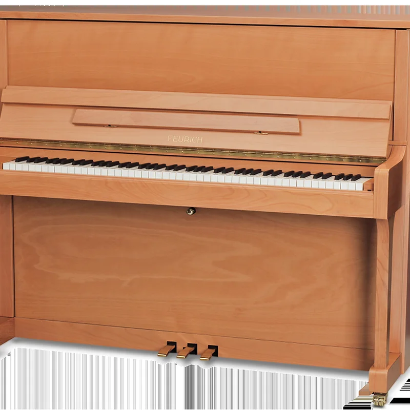 Review FEURICH 122 Universal (Cherry Satin) – Hình ảnh thực tế tại showroom Elite Piano