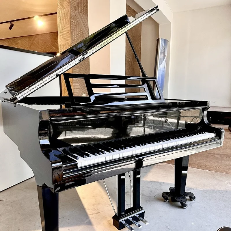 Review FEURICH 162 - "DYNAMIC I" (Bordeaux Polished) – Hình ảnh thực tế tại showroom Elite Piano