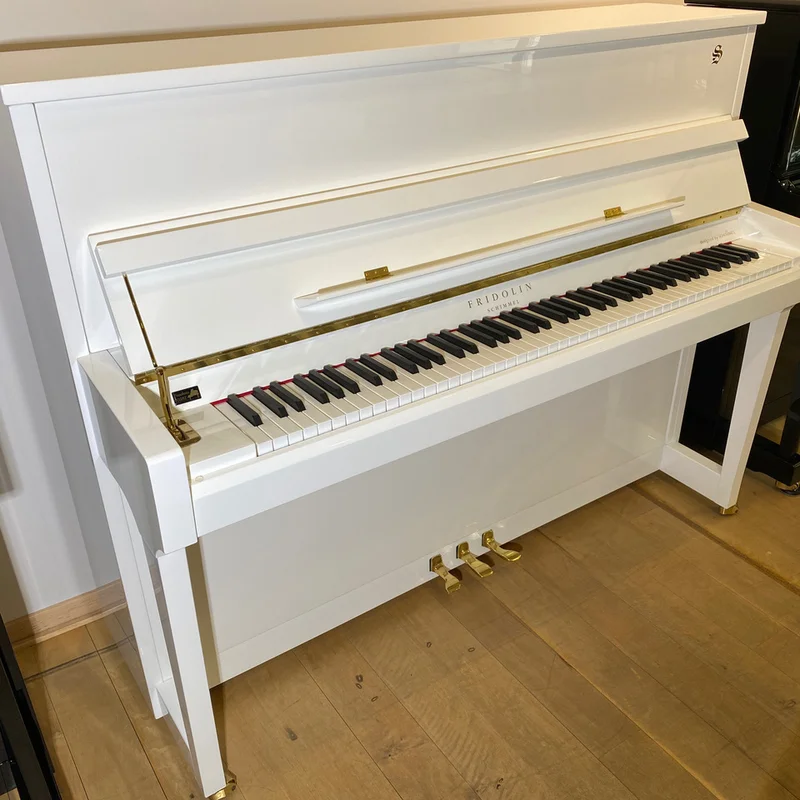 Review Fridolin Schimmel F116 Tradition (White High Gloss) – Hình ảnh thực tế tại showroom Elite Piano