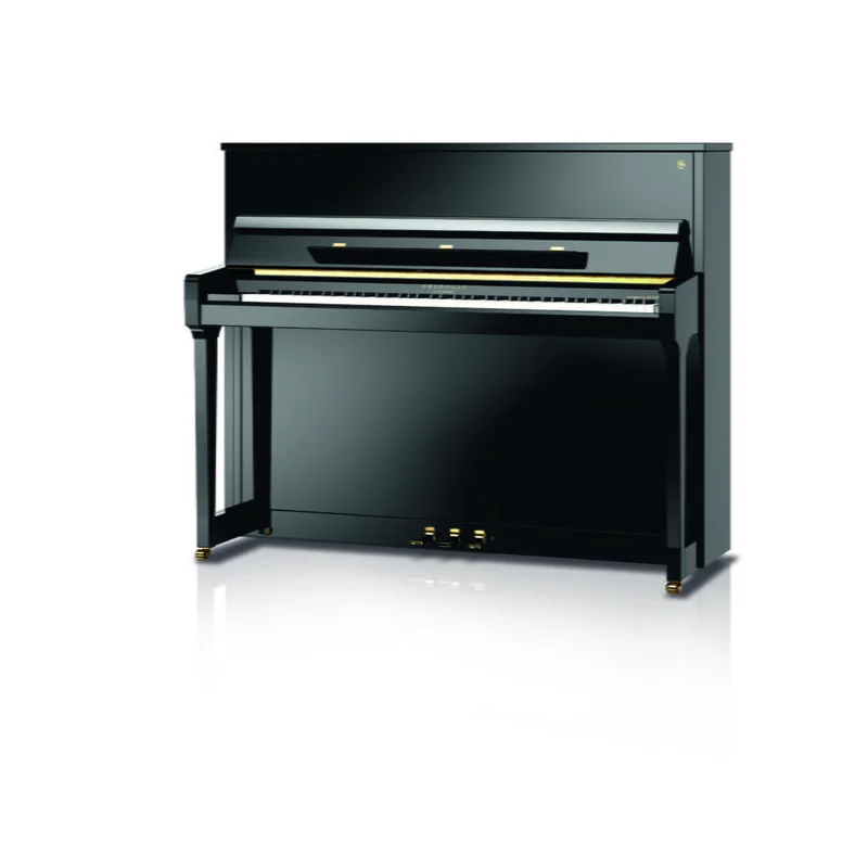 Fridolin Schimmel F121 Tradition (Ebony High Gloss) – Toàn cảnh thiết kế tại Elite Piano