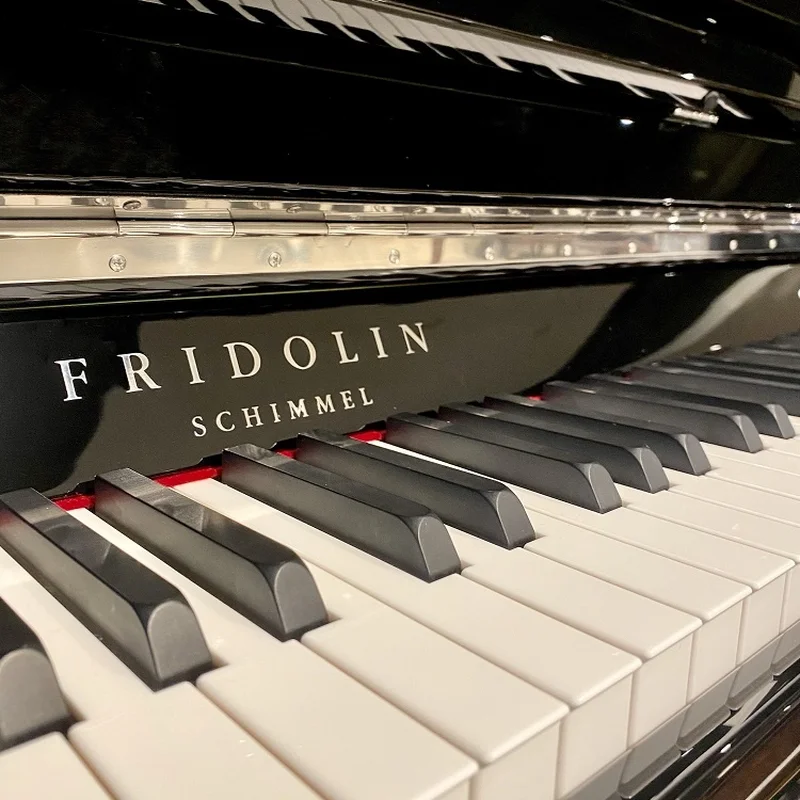 Fridolin Schimmel F130 Tradition (Ebony High Gloss) – Toàn cảnh thiết kế tại Elite Piano
