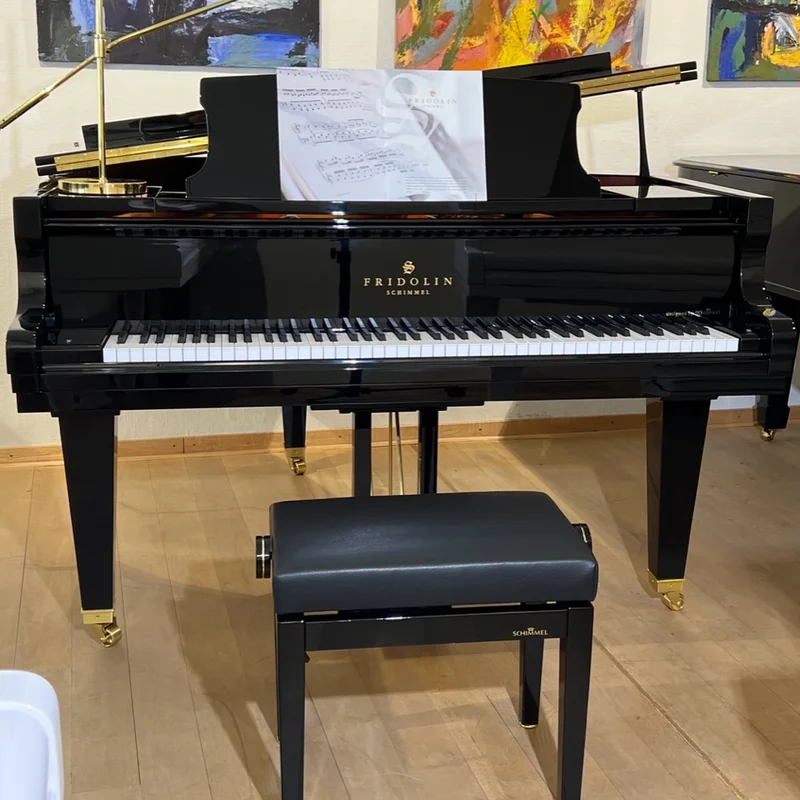 Review Fridolin Schimmel F156 Tradition (Ebony High Gloss) – Hình ảnh thực tế tại showroom Elite Piano