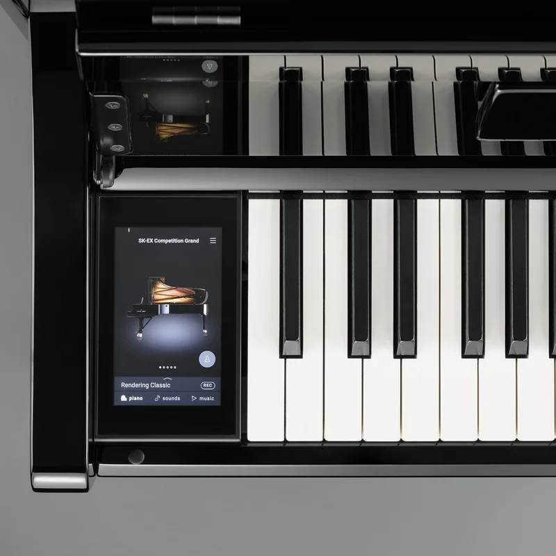KAWAI SCA901 MB (USED) – Mặt sau và hệ thống dây đàn Kawai