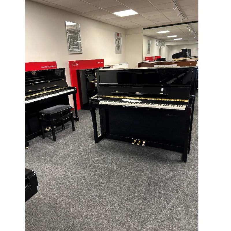 Konzert K122 Elegence (White High Gloss) – Toàn cảnh thiết kế tại Elite Piano
