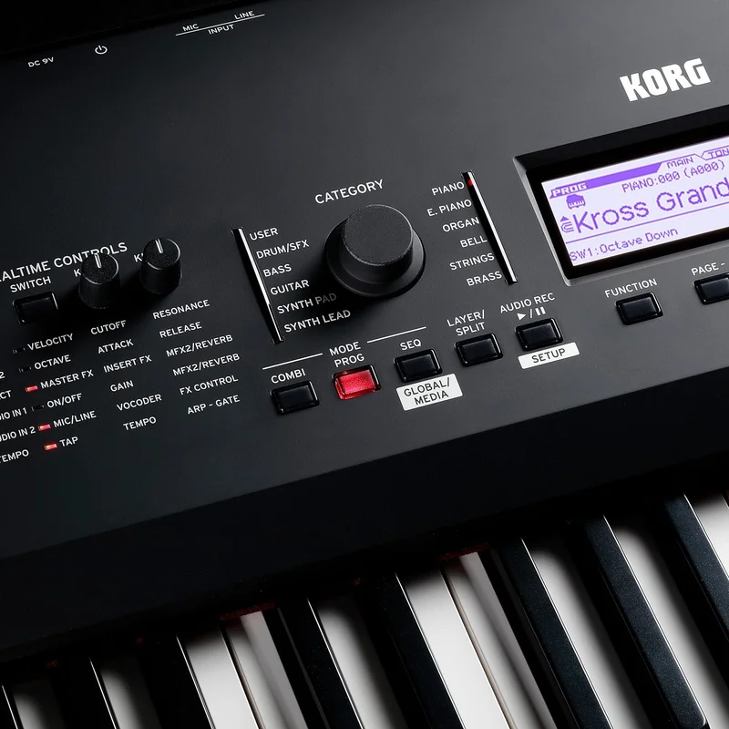 Đàn piano Korg Korg Kross 2 (88 Phím) – Chi tiết bàn phím