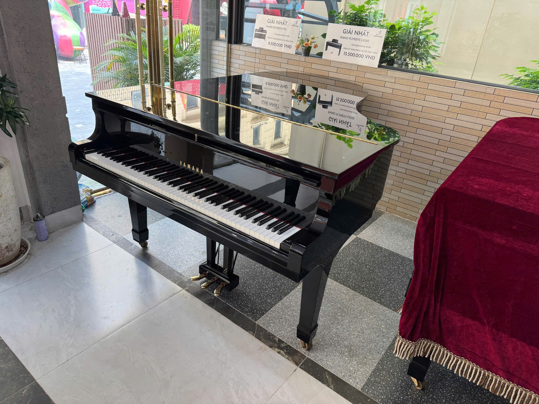 Đàn piano Yamaha YAMAHA G5E 3 (Pedal) – Chi tiết bàn phím