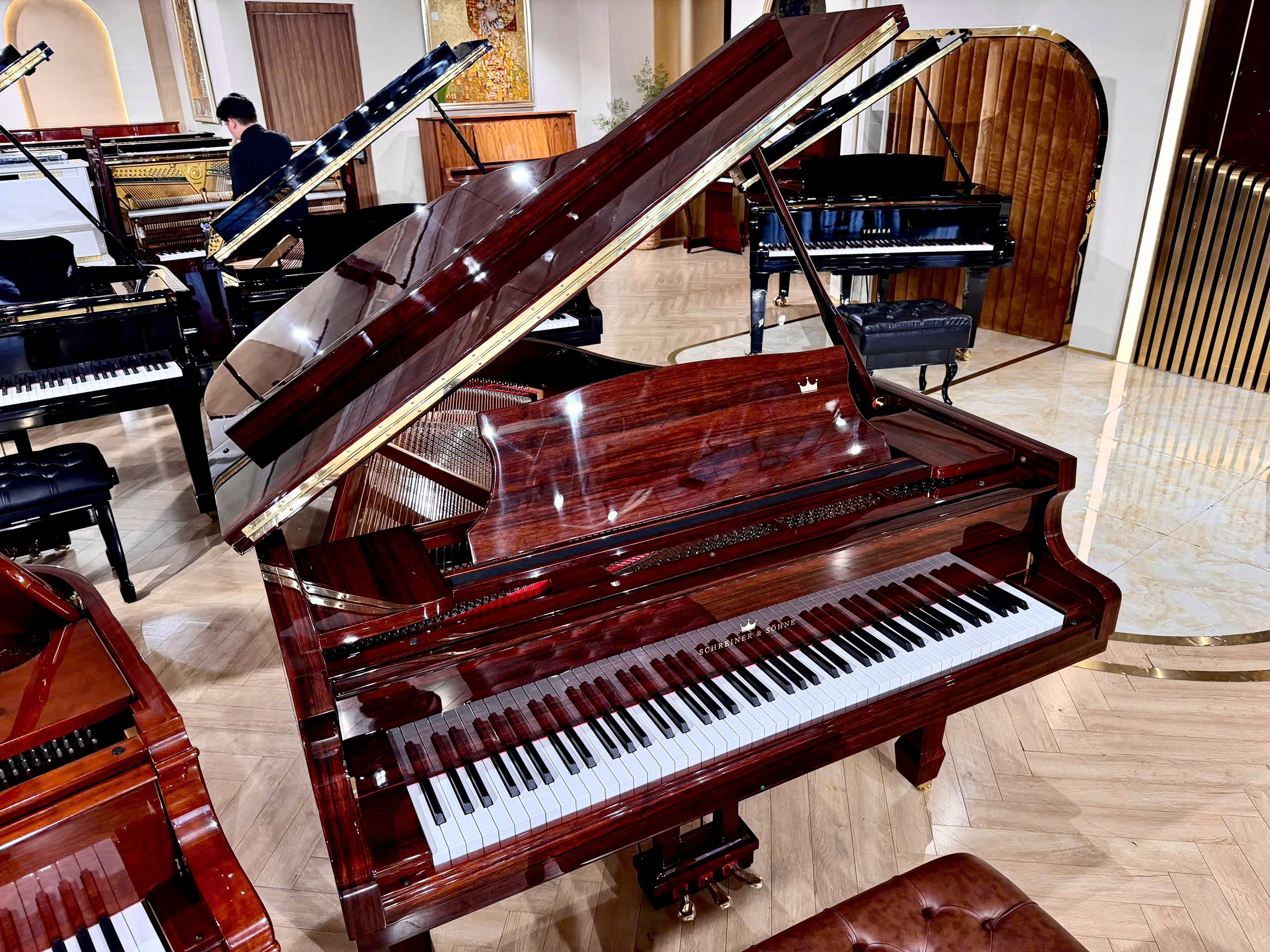 Schreiner & Söhne GP-170 (Macassar Ebony) - Đàn Piano Schreiner & Söhne tại Elite Piano