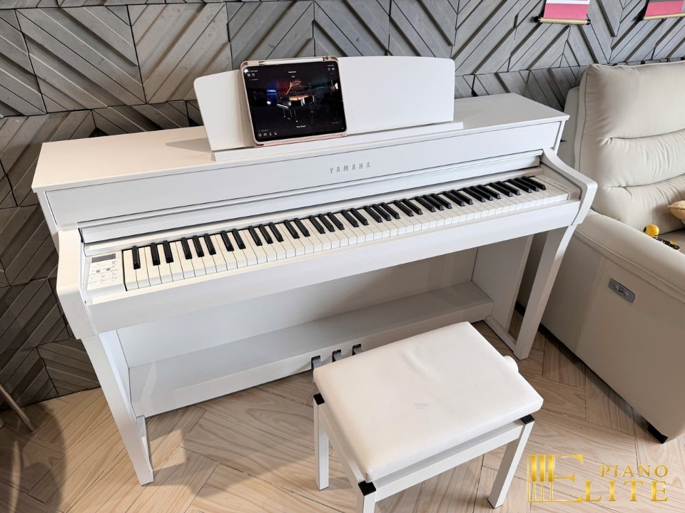 YAMAHA SCLP-7450 WH (USED) - Đàn Piano Yamaha tại Elite Piano