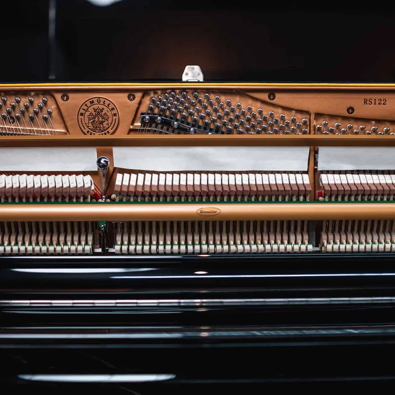 Đàn piano Ritmüller Ritmuller RS122 (Walnut Burl) – Chi tiết bàn phím
