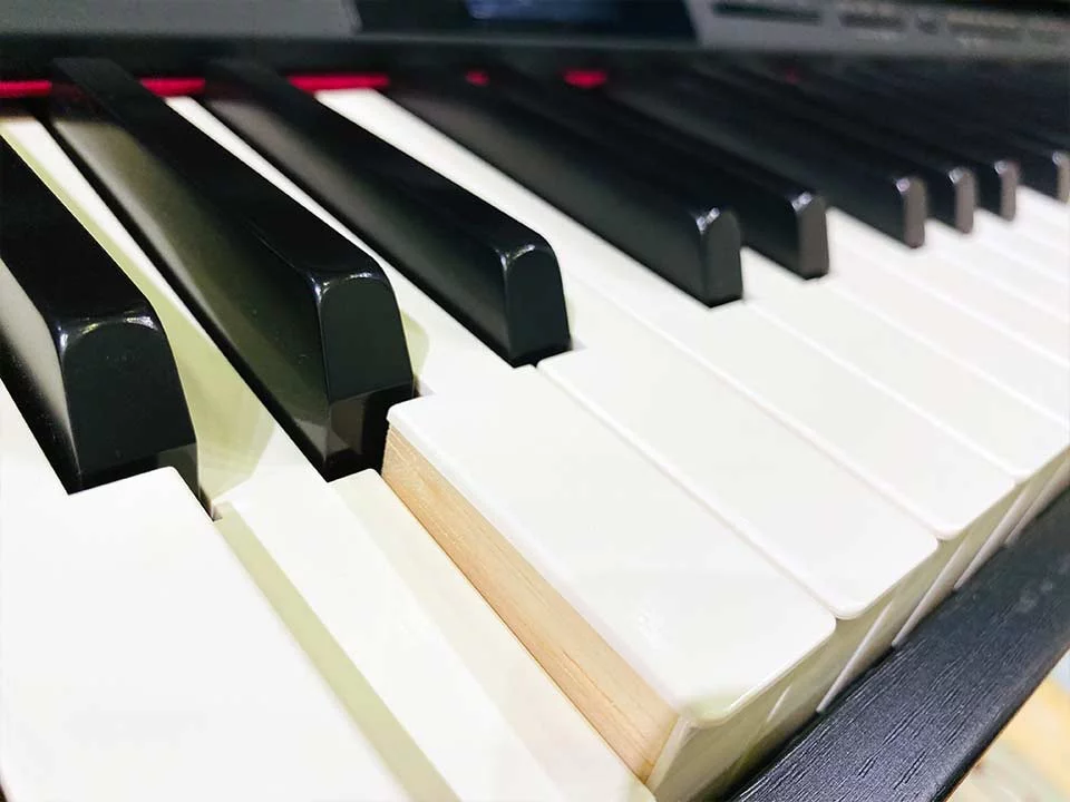 ROLAND HP-605GP SB – Mặt sau và hệ thống dây đàn Roland