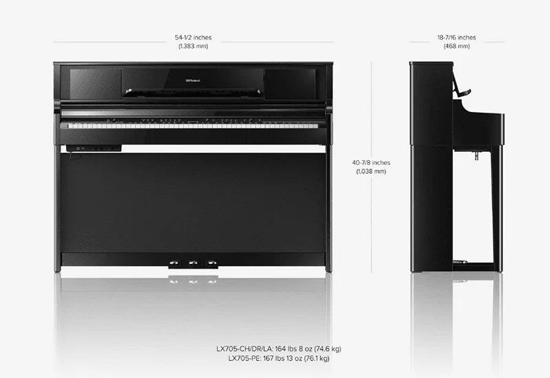 ROLAND LX-705 CB New - Đàn Piano Roland tại Elite Piano