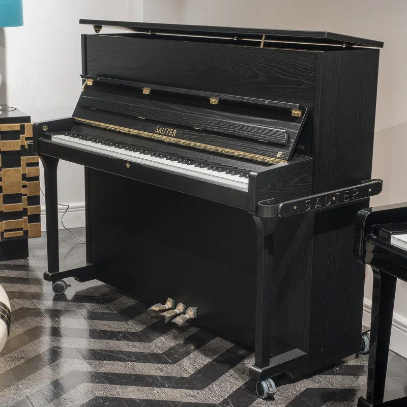 Sauter School Studio 122 (Beech Bright Satin) – Toàn cảnh thiết kế tại Elite Piano