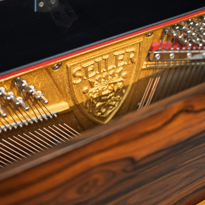 Đàn piano Seiler SE-126 ATTRACTION ZIRICOTE WOOD & POLISH EBONY – Chi tiết bàn phím