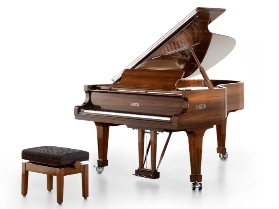 Eucalipto Fumé Silver - Đàn Piano Fazioli tại Elite Piano