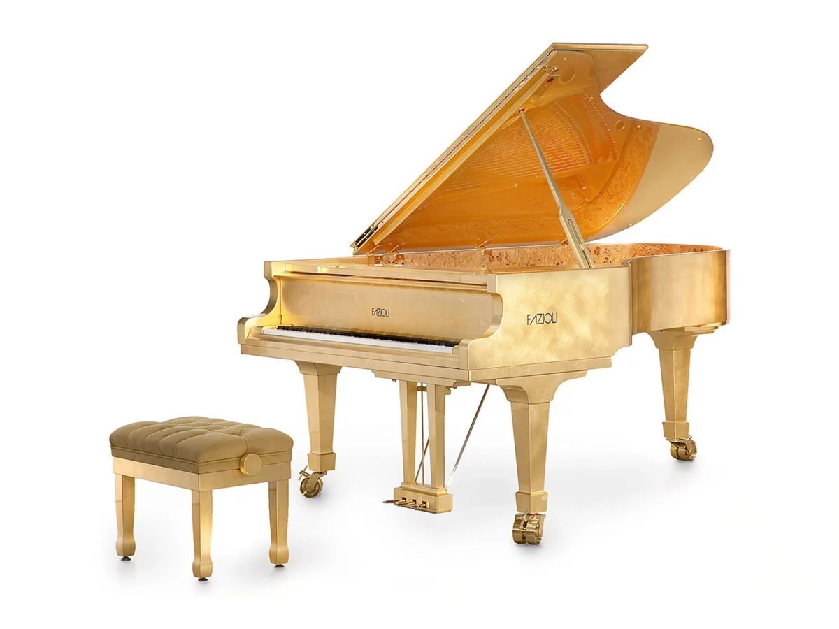 Fazioli Gold Leaf - Đàn Piano Fazioli tại Elite Piano