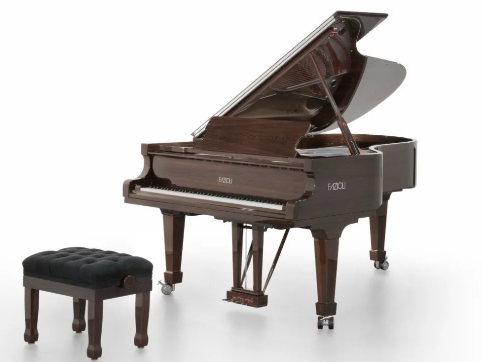 Oak Fumé Silver - Đàn Piano Fazioli tại Elite Piano