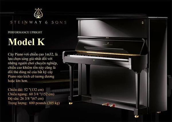 STEINWAY K-132 C2010 - Đàn Piano Steinway & Sons tại Elite Piano