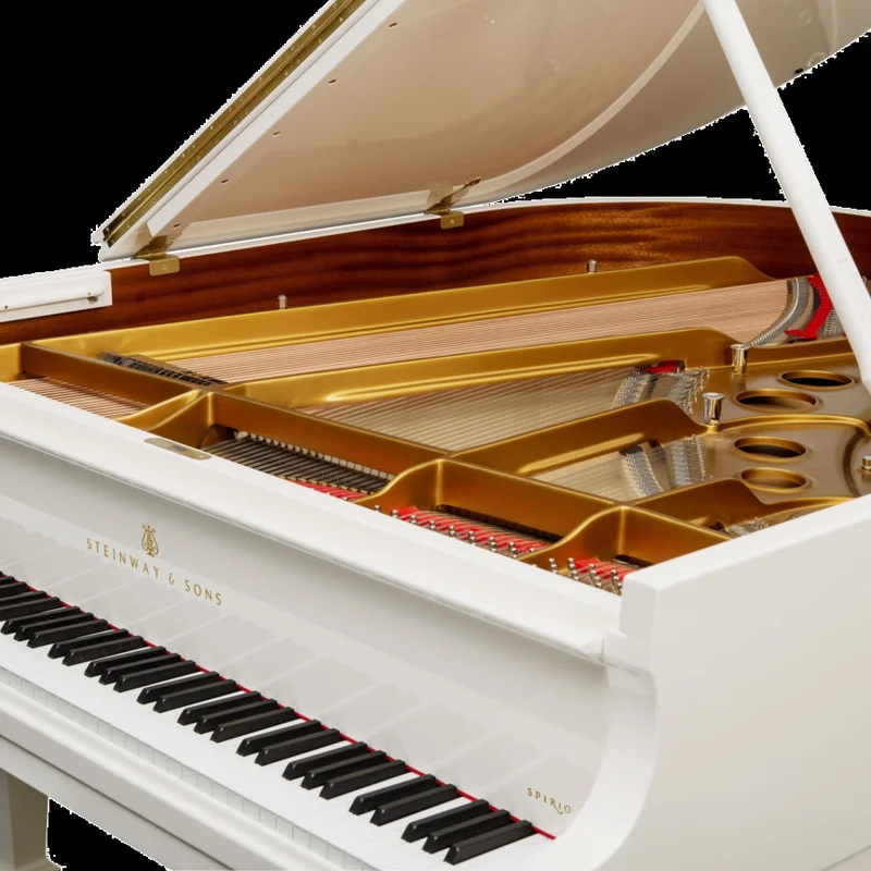Đàn piano Steinway & Sons STEINWAY MODEL O-180 (White) – Chi tiết bàn phím