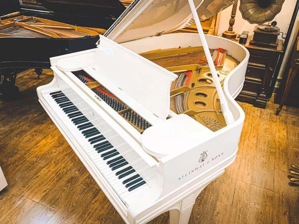 STEINWAY MODEL O (Trắng) - Đàn Piano Steinway & Sons tại Elite Piano
