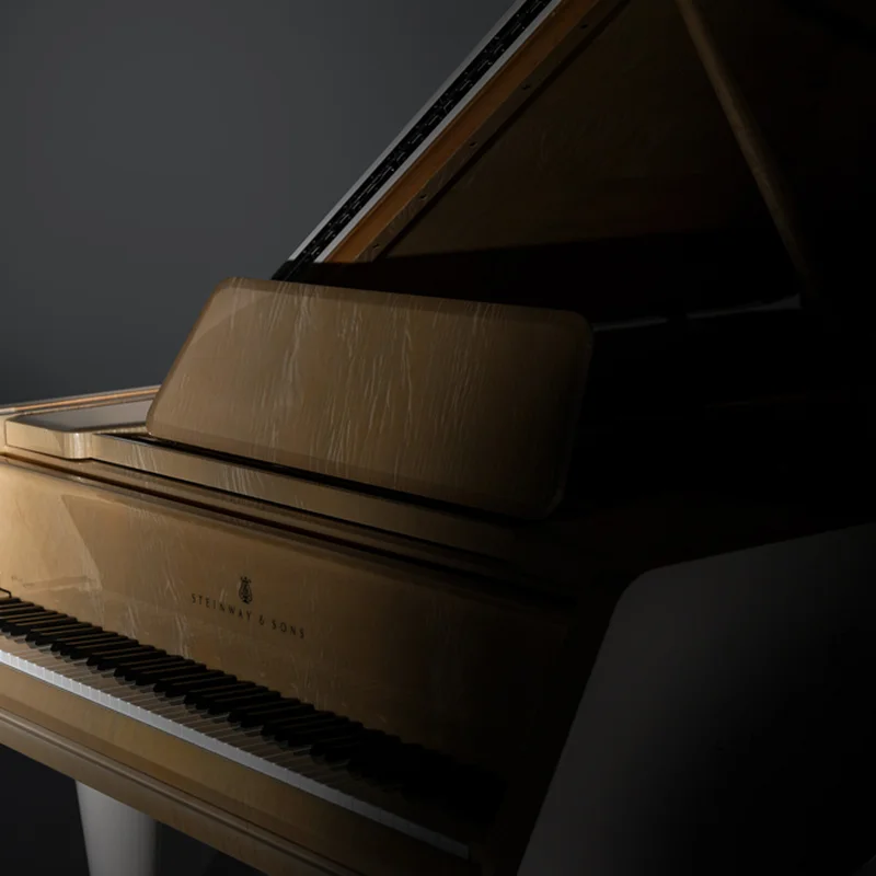Steinway & Sons Noé Limited Edition (Deep Burgundy Red) – Toàn cảnh thiết kế tại Elite Piano