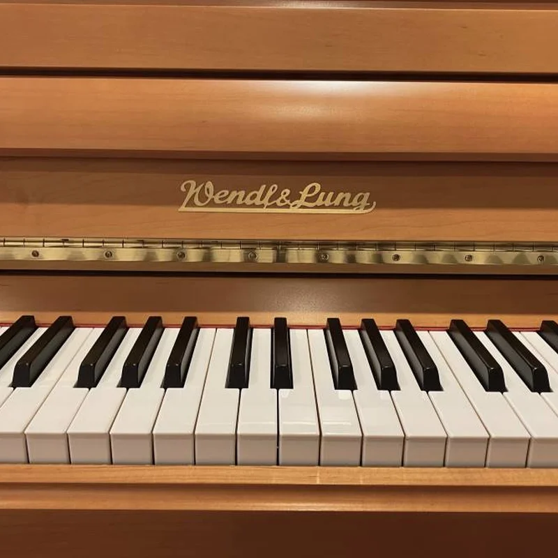 Wendl & Lung Mod.122 (Cherry Satin) – Toàn cảnh thiết kế tại Elite Piano