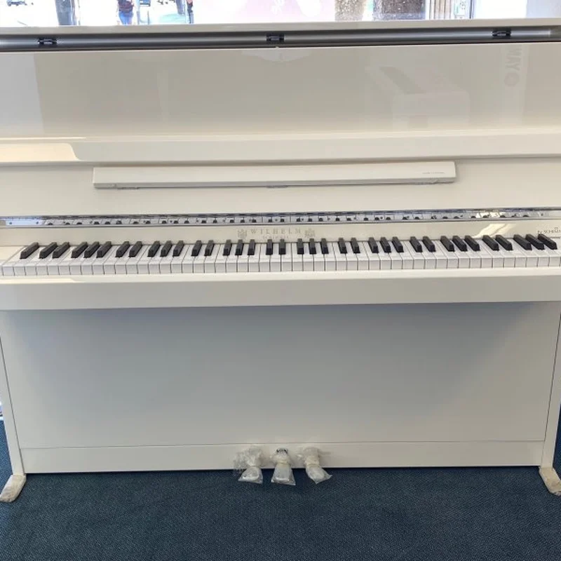 Review Wilhelm Schimmel W114 Modern (White High Gloss) – Hình ảnh thực tế tại showroom Elite Piano