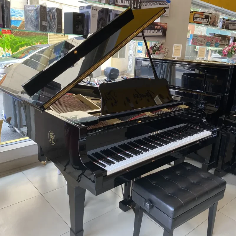 Review YAMAHA C3B PW Autoplay – Hình ảnh thực tế tại showroom Elite Piano