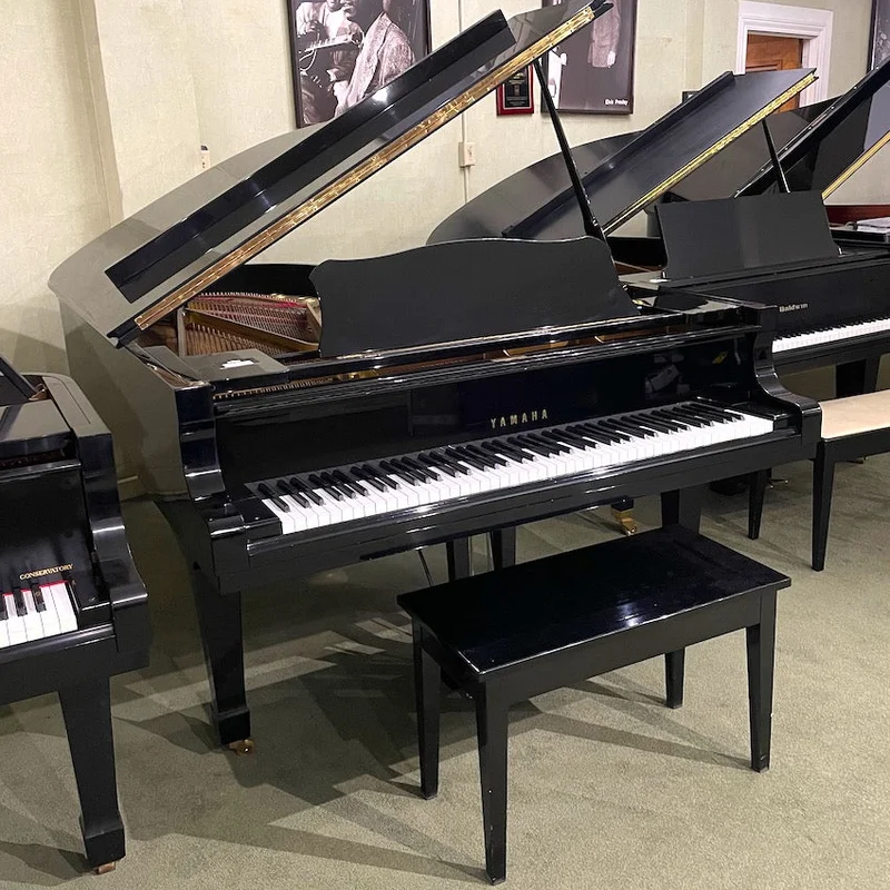 Đàn piano Yamaha YAMAHA C6 PWH (USED) – Chi tiết bàn phím