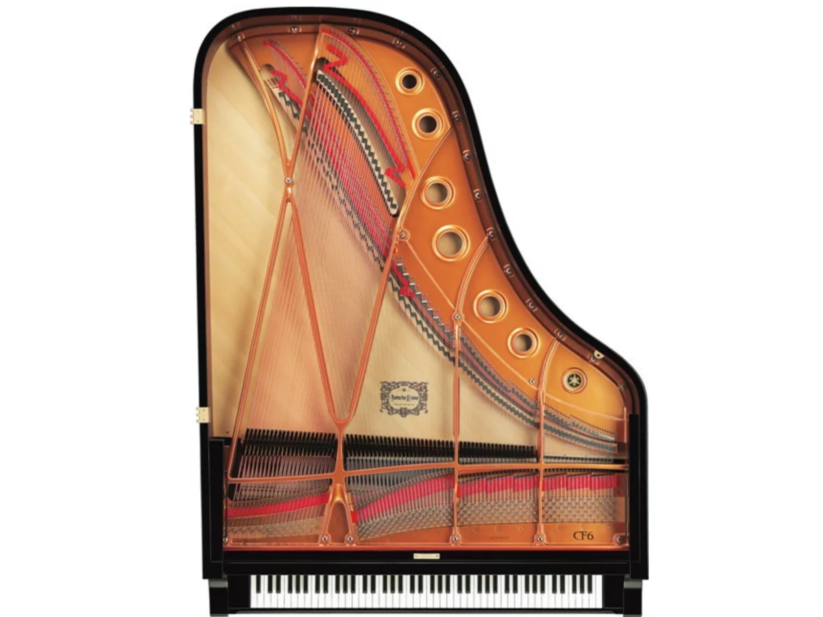 Đàn piano Yamaha YAMAHA CF6 PE – Chi tiết bàn phím