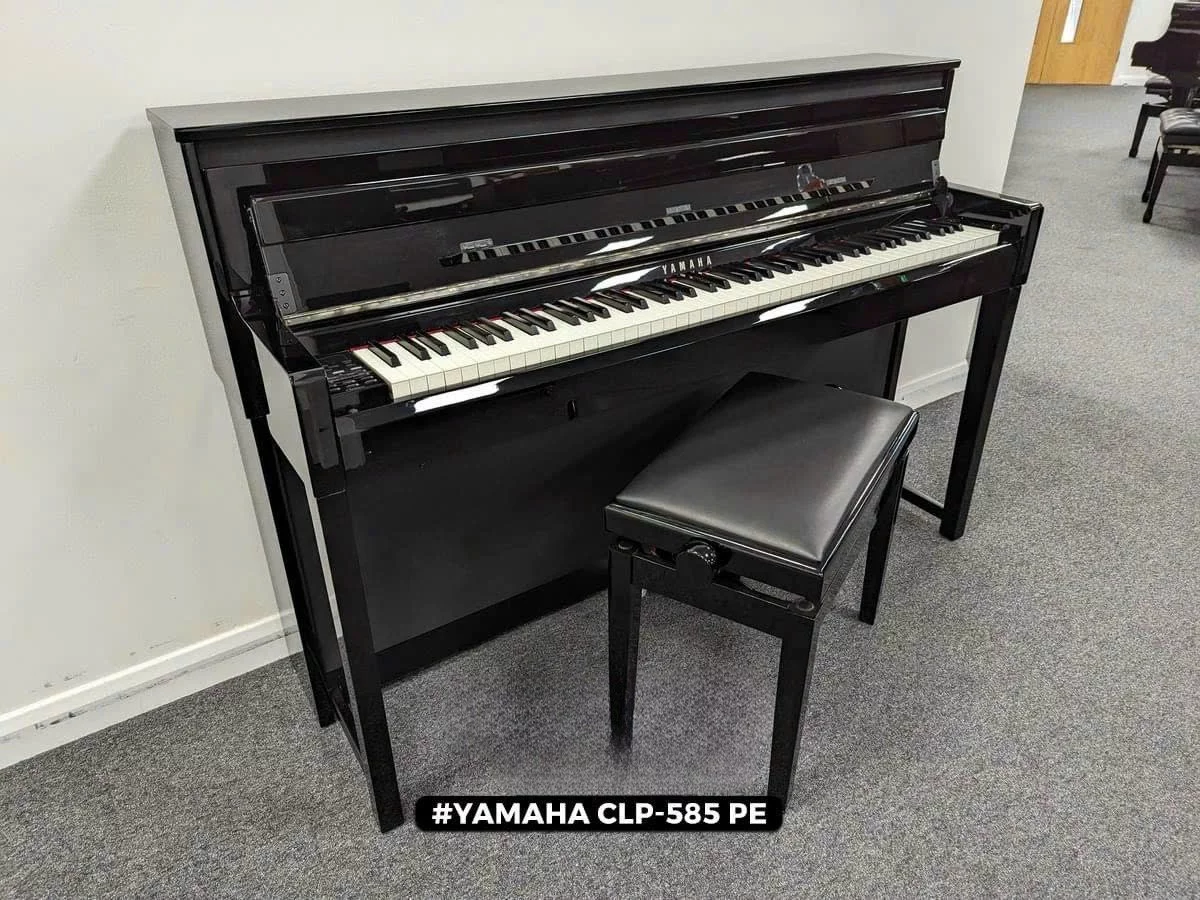 YAMAHA CLP-585 PE – Toàn cảnh thiết kế tại Elite Piano